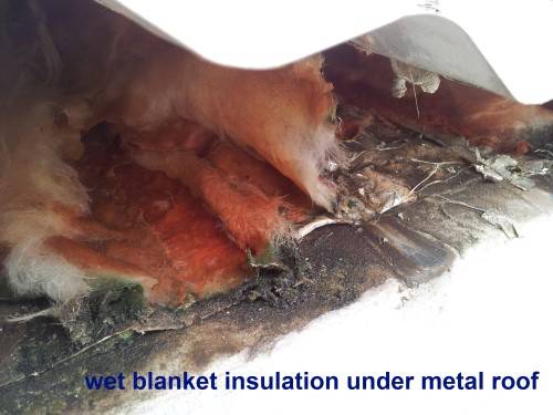 Anticon blanket insulation causing roof leaks